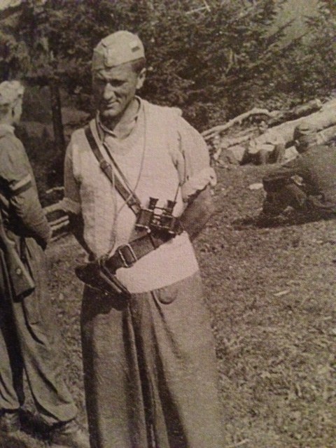 Photo Borowy commander of Komenda Obwodu AK Nowy Targ August 1944 near Stare Wierchy